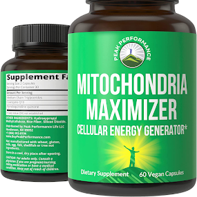 Mitochondria Maximizer with CoQ10 and Active PQQ. Best Mitochondrial Support Supplement with MCT Oil. Natural Cellular Generator for Clean, Focused Energy 60 Vegetarian Capsules