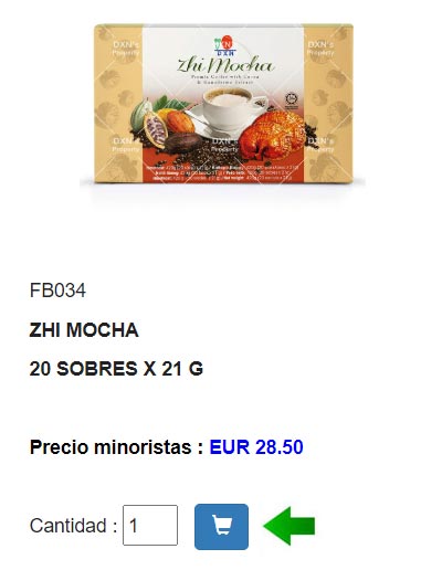 Compra de productos DXN al por menor