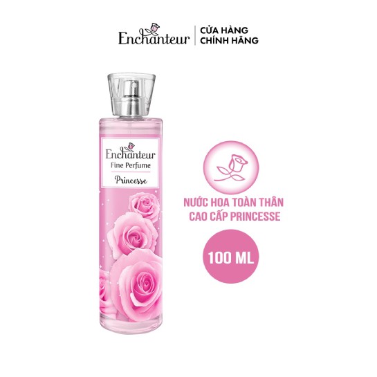 Mall Shop [ enchanteur_vietnam ] [HB Gift] Nước hoa toàn thân cao cấp Enchanteur hương Princesse 100ml