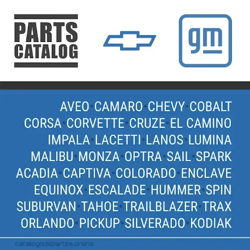 Catálogo de Partes Originales Chevrolet