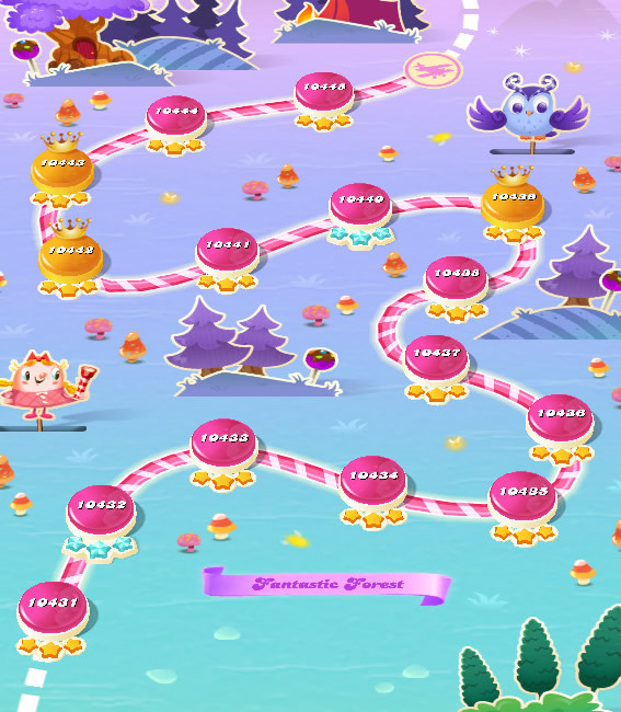 Candy Crush Saga level 10431-10445