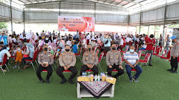 Tinjau Vaksinasi Merdeka Anak, Kapolres Indramayu Mengikuti Zoom Meeting Dengan Kapolri