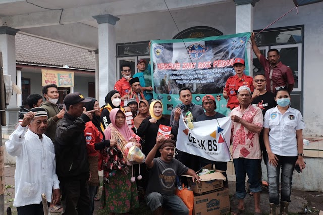 Rescue IMI DKI Jakarta Terjun Langsung Berikan Bantuan Kepada Korban Bencana Erupsi Gunung Semeru