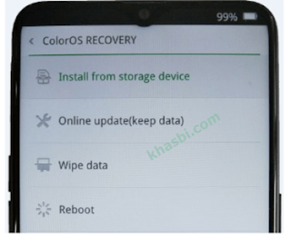 Realme 7 recovery mode