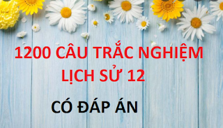 [PDF] 1200 Câu Trắc Nghiệm Lịch Sử 12 - Có Đáp Án