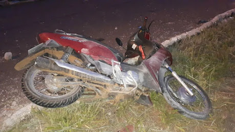 Acidente de Moto com vitima fatal no jardim do cerrado