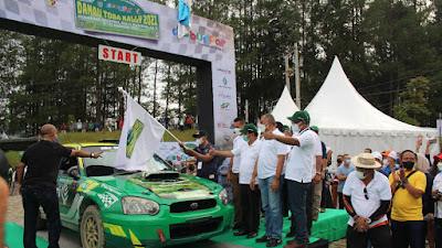 Bangkitkan Pariwisata, Toba Pulp Lestari Dukung Danau Toba Rally 2021