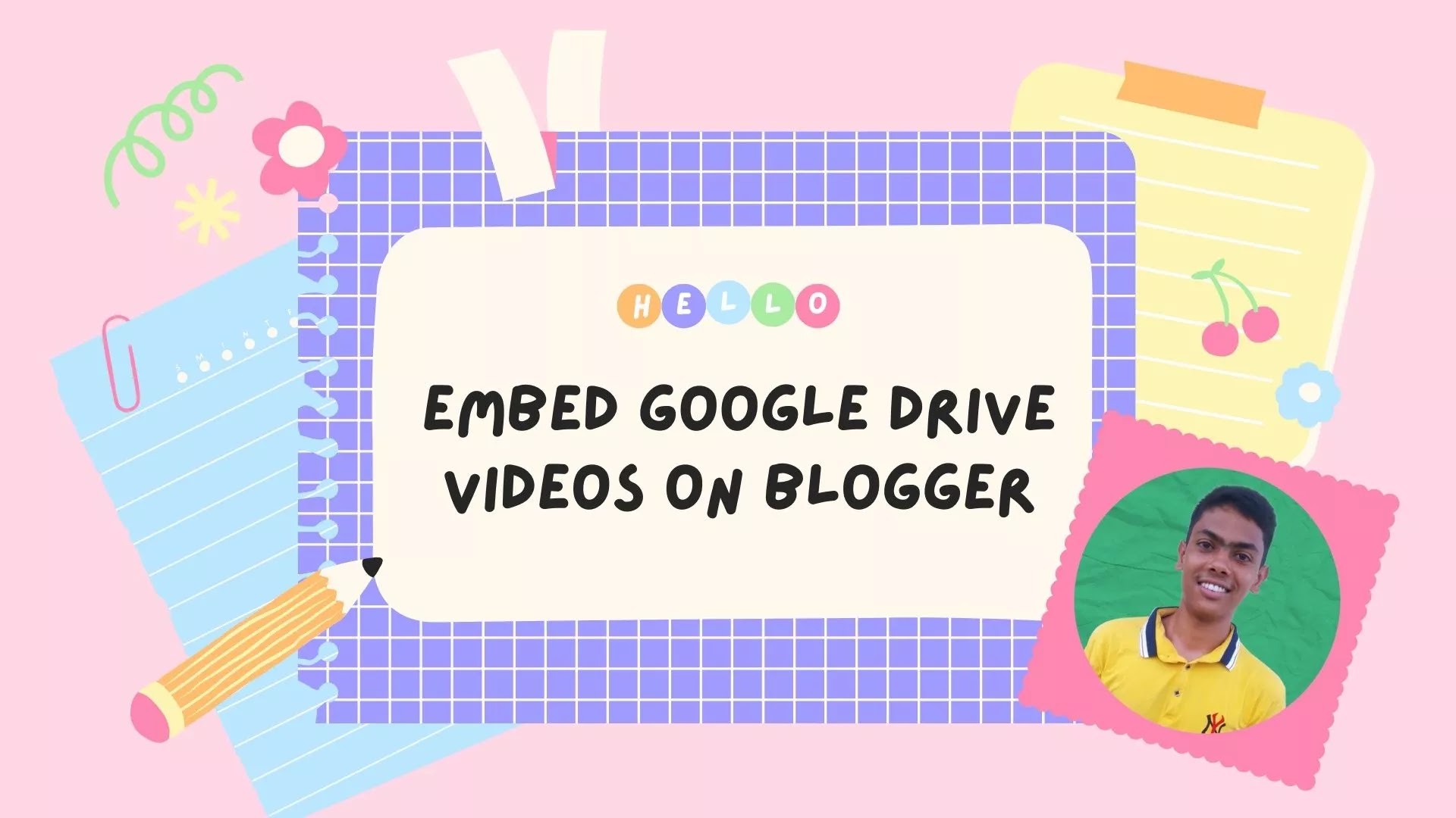 How to embed Google Drive videos on a Blogger site?