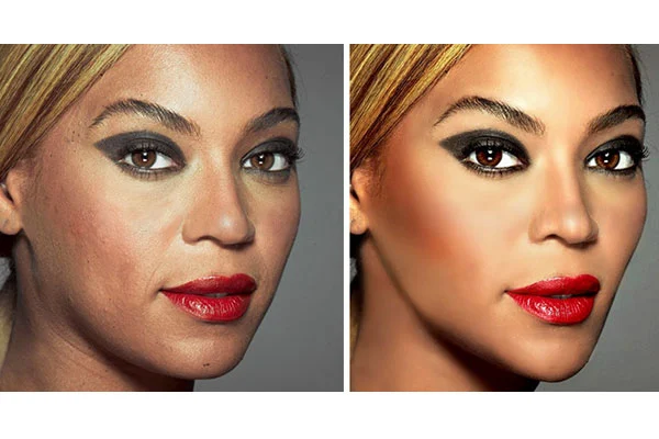 The most digitally retouched photo of celebrity you've ever seen