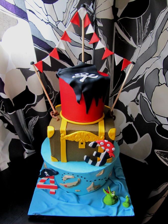 pirate birthday cakes