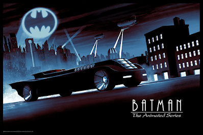 New York Comic Con 2021 Exclusive Batman: The Animated Series Screen Print by Matt Ferguson x Bottleneck Gallery
