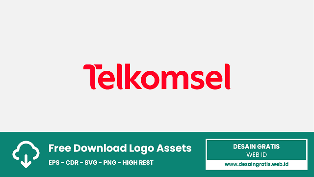 Logo PT Telkomsel Terbaru Format Vector