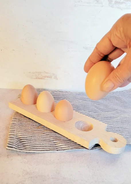Countertop Egg Holder Egg Holder Egg Rack Original Wood Egg 