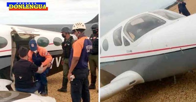 Avioneta aterrizó de emergencia