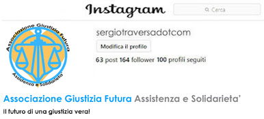 Seguimi su Instagram - Associazione Giustizia Futura Assistenza e Solidarieta'