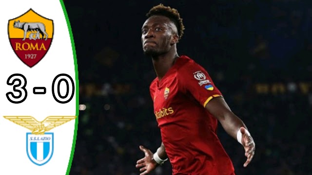 Roma vs Lazio 3-0 / Tammy Abraham goals and Extended Highlights / Serie A 