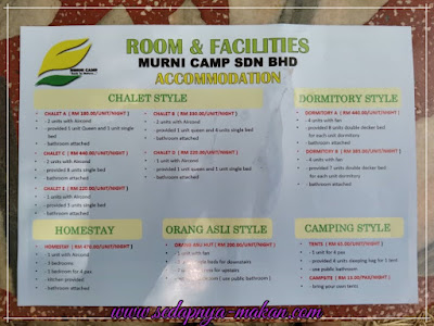 Pakej-pakej penginapan di Murni Camp