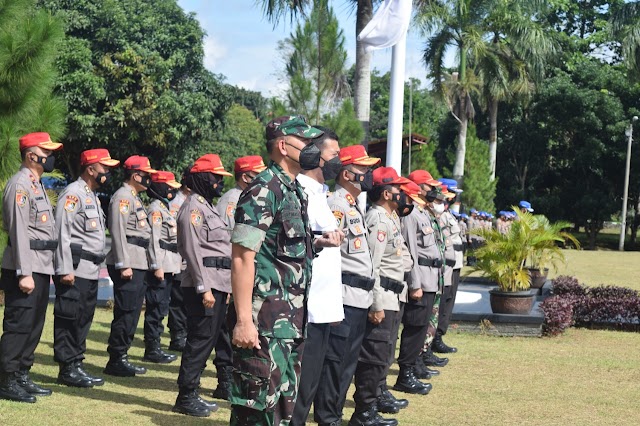 Kolonel Inf Romas Herlandes Ikuti Upacara Pembukaan Diklat Integrasi TNI-Polri di SPN Polda Lampung