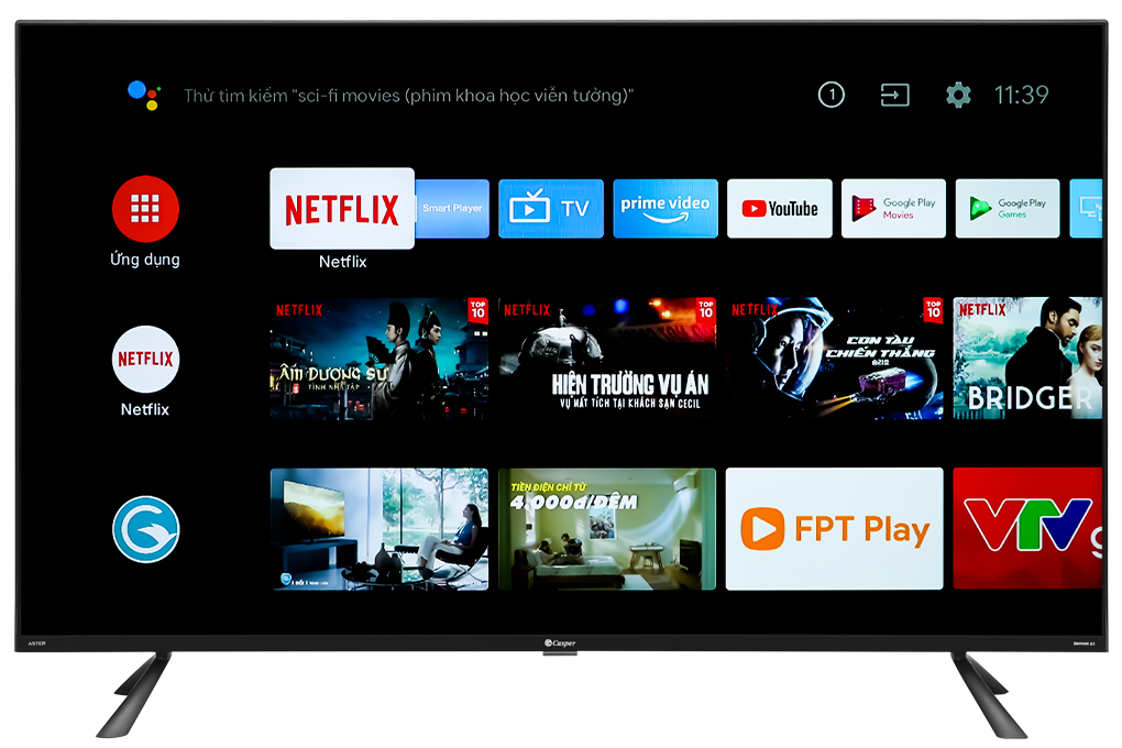 Android Tivi Casper 4K 50 inch 50UGA610 - Trả góp 0%