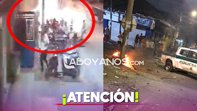 VIDEO: Así explotó moto bomba contra patrulla de policía en El Bordo, Cauca