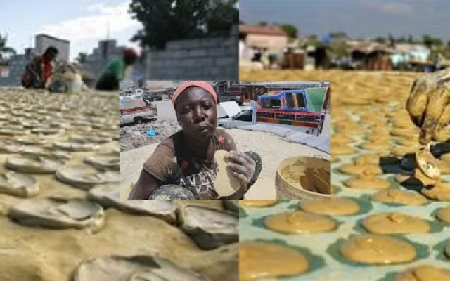 Disebabkan kemiskinan melampau, lumpur dijadikan kuih untuk sumber makanan penduduk