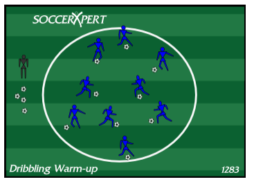 Soccer Dribbling and Juggling Warm-up