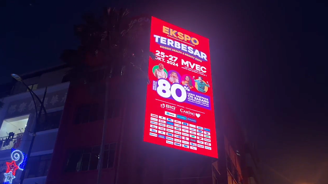 Nearby Johor Bahru City Square Malaysia LED Billboard Advertising Jalan Wong Ah Fook Advertising Space