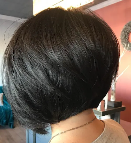 #invertedbobhaircuts