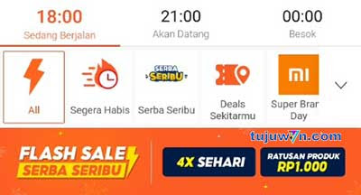 di shopee cara beli barang flash sale