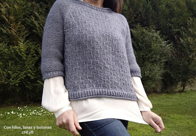 Con hilos, lanas y botones: Seed Sweater (patrón de Soraya García)