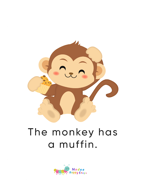 Letter M story for Kids - The Monkey
