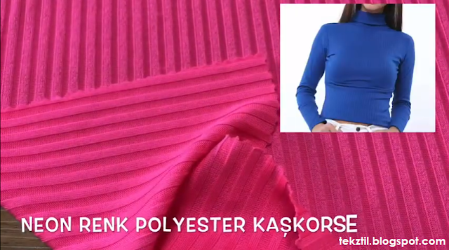 Neon Renk Polyester Kaşkorse Kumaş