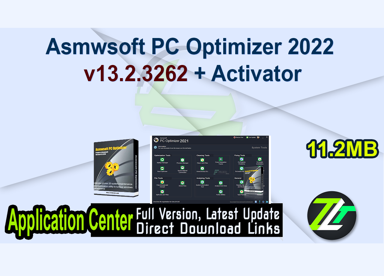 Asmwsoft PC Optimizer 2022 v13.2.3262 + Activator