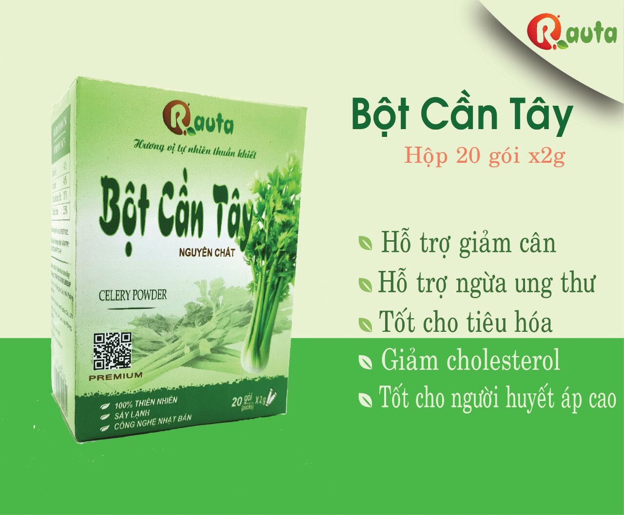 Bột Cần Tây nguyên chất