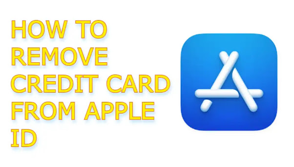How to remove credit card from apple id