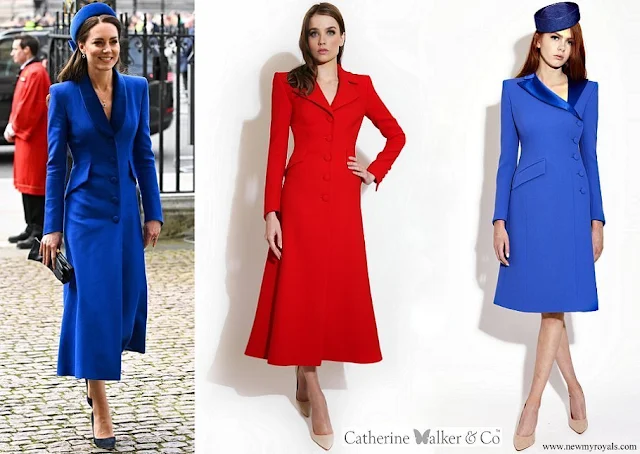 Kate Middleton wore Catherine Walker Mayfair coat (customised version)