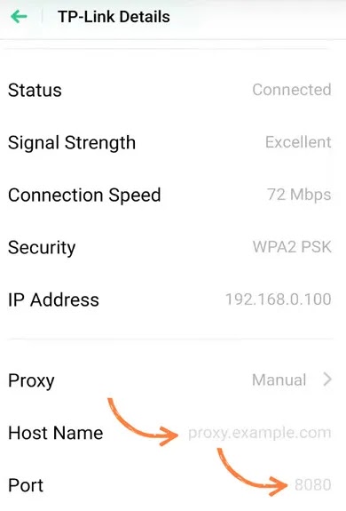 قم بإزالة بروكسي Android على إنترنت Wi-Fi