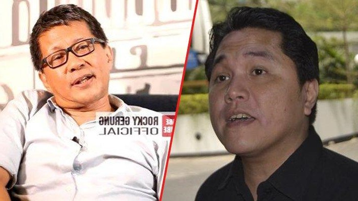 Erick Thohir Resmi Jadi Anggota Kehormatan Banser, Rocky Gerung: Upaya Pencitraan Menuju Pilpres 2024!