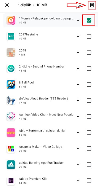 Cara Melihat Daftar Aplikasi yang Pernah Diinstall atau Sudah Diuninstall Melalui Play Store