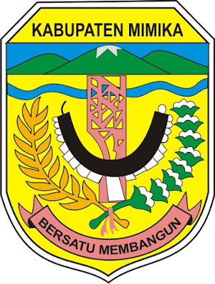 Logo / Lambang Kabupaten Mimika - Latar (Background) Putih & Transparent (PNG)
