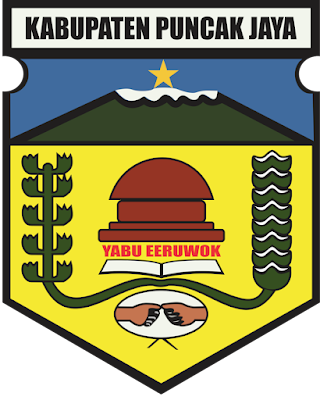 Logo / Lambang Kabupaten Puncak Jaya - Latar (Background) Putih & Transparent (PNG)