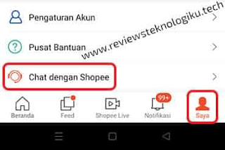 mengubah username di shopee