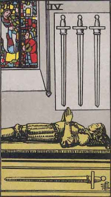 four of swords reading