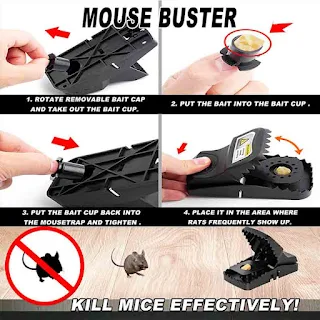 6-pack mouse bait stations small rat trap simple alternative traps rodent bait practical works station hown - store