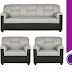 5 Seater Sofa Set for Living Room 3+1+1 
