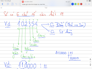 Cách tìm số có 6 chữ số chia hết cho 11