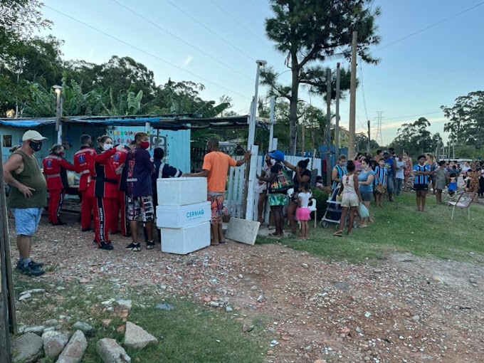 Mais de 400 marmitas são distribuídas em Cachoeirinha