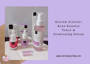 Review Scarlett Acne Essence Toner & Glowtening Serum