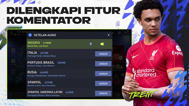 komentator fifa mobile