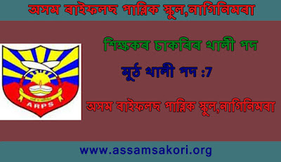 Assam Rifles Public School Vacancy